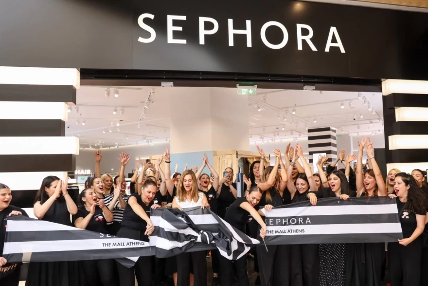sephora the mall athens κόψιμο κορδέλας