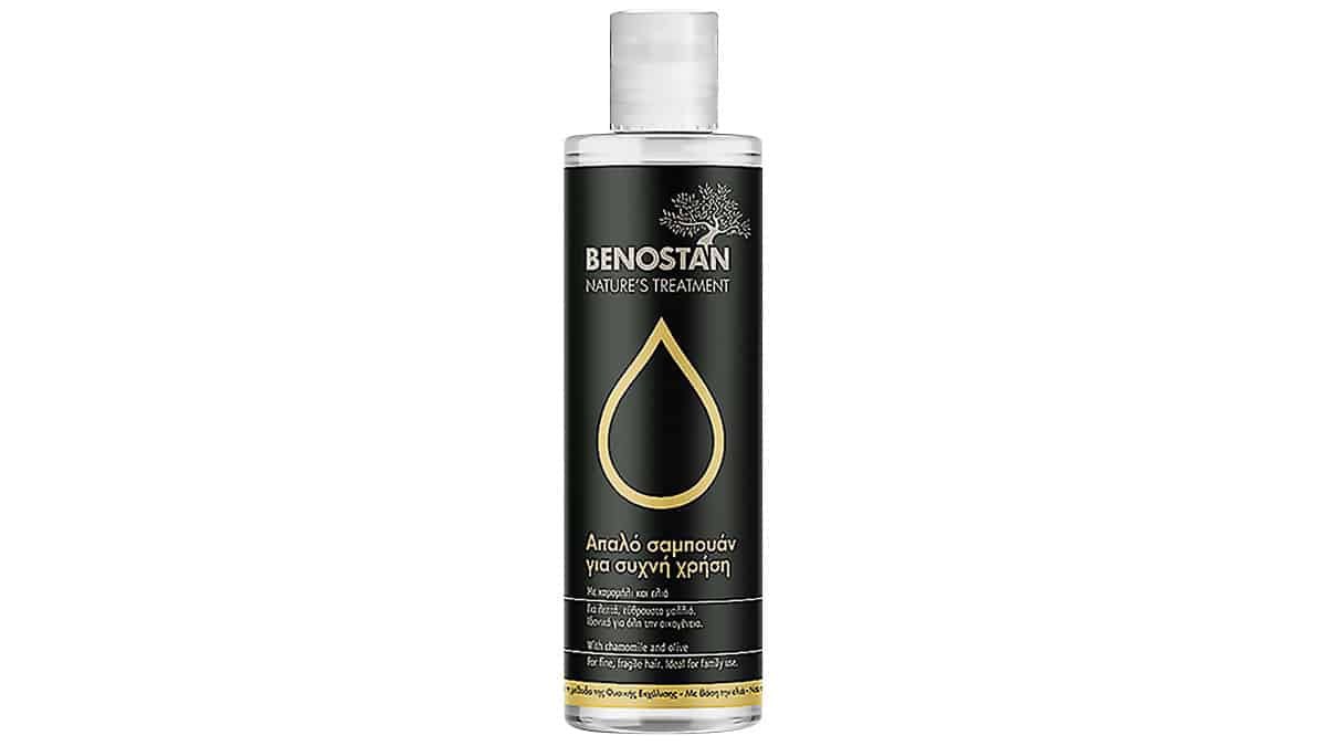 Απαλό σαμπουάν για συχνή χρήση, Nature's Treatment, Benostan, €8,30 (στα Φαρμακεία)