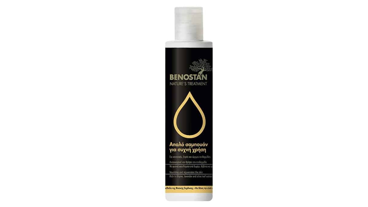 Απαλό σαμπουάν για συχνή χρήση, Nature's Treatment, Benostan, €8,30 (στα Φαρμακεία)