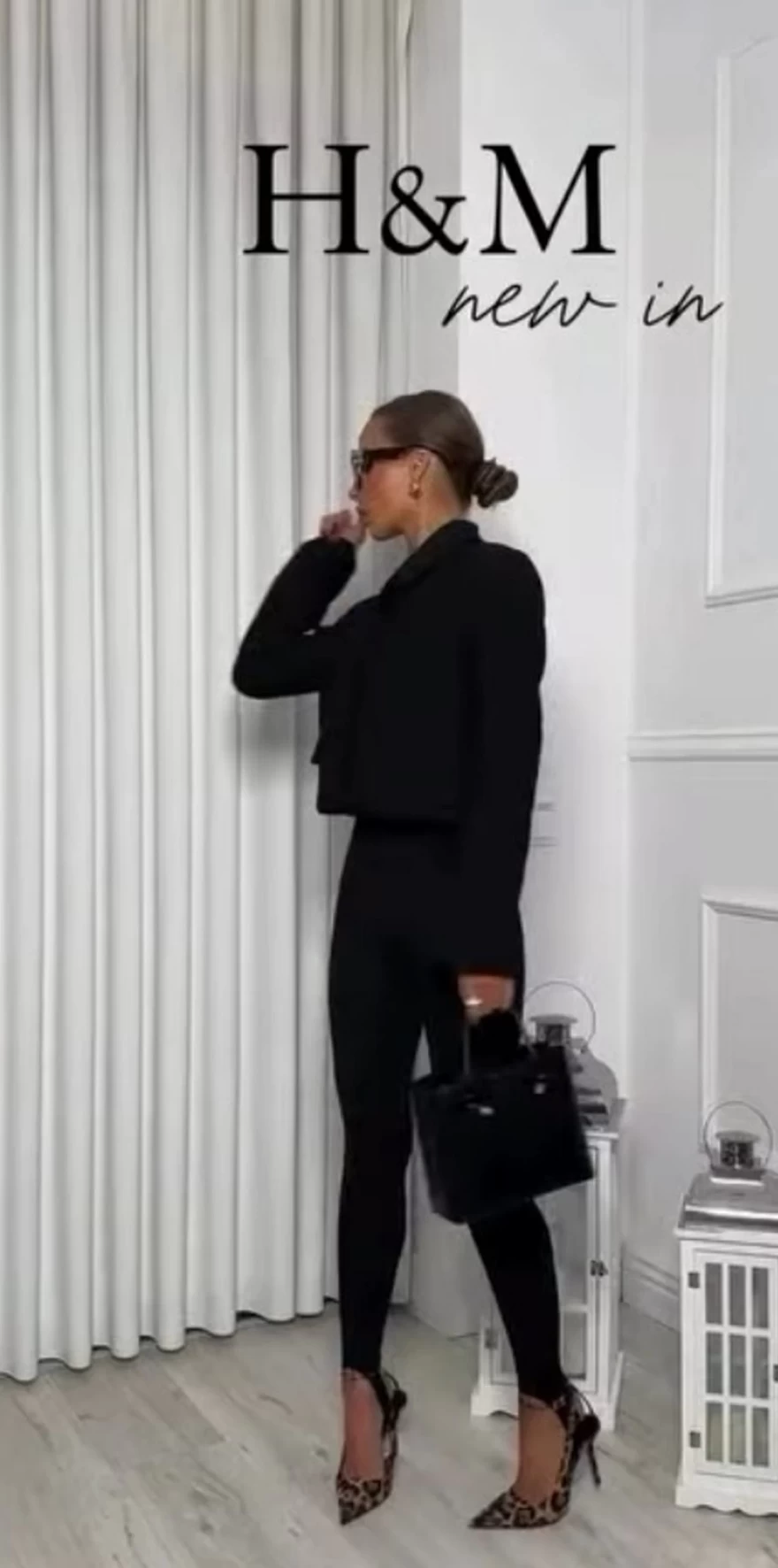 black outfit h&m