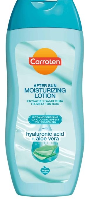 Ενυδατικό γαλάκτωμα για μετά τον ήλιο, After Sun Moisturizing Lotion, Carroten