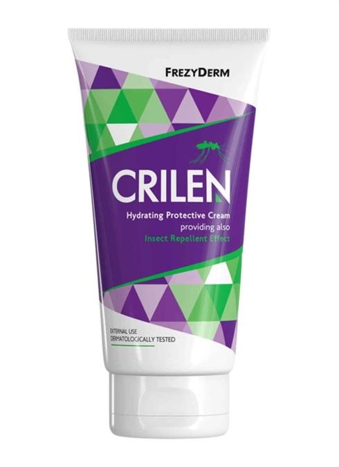 Εντομοαπωθητικό γαλάκτωμα σώματος, Crilen, Hydrating Protective Cream, Frezyderm, €18,53 (στα Φαρμακεία)