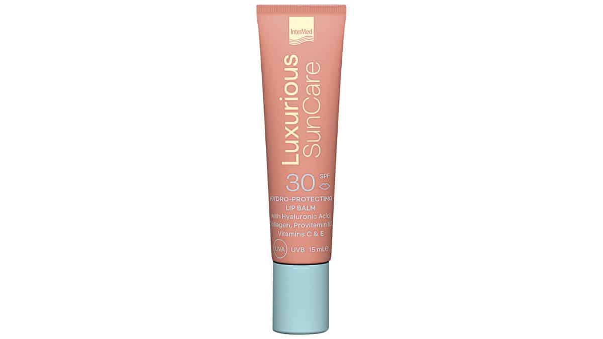 Αντηλιακή προστασία για τα χείλη, Luxurious, Sun Care, Hydro-Protecting Lip Balm SPF30, InterMed (στα Φαρμακεία από την InterMed)