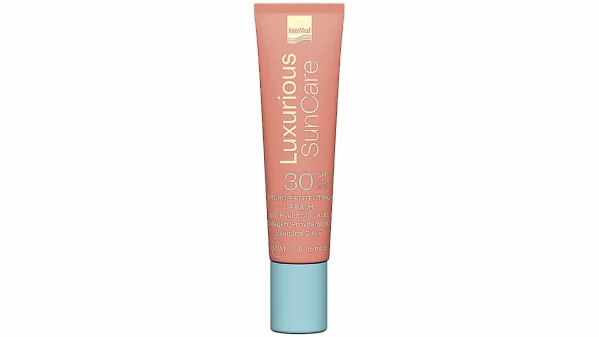 Αντηλιακή προστασία για τα χείλη, Luxurious, Sun Care, Hydro-Protecting Lip Balm SPF30, InterMed (στα Φαρμακεία από την InterMed)