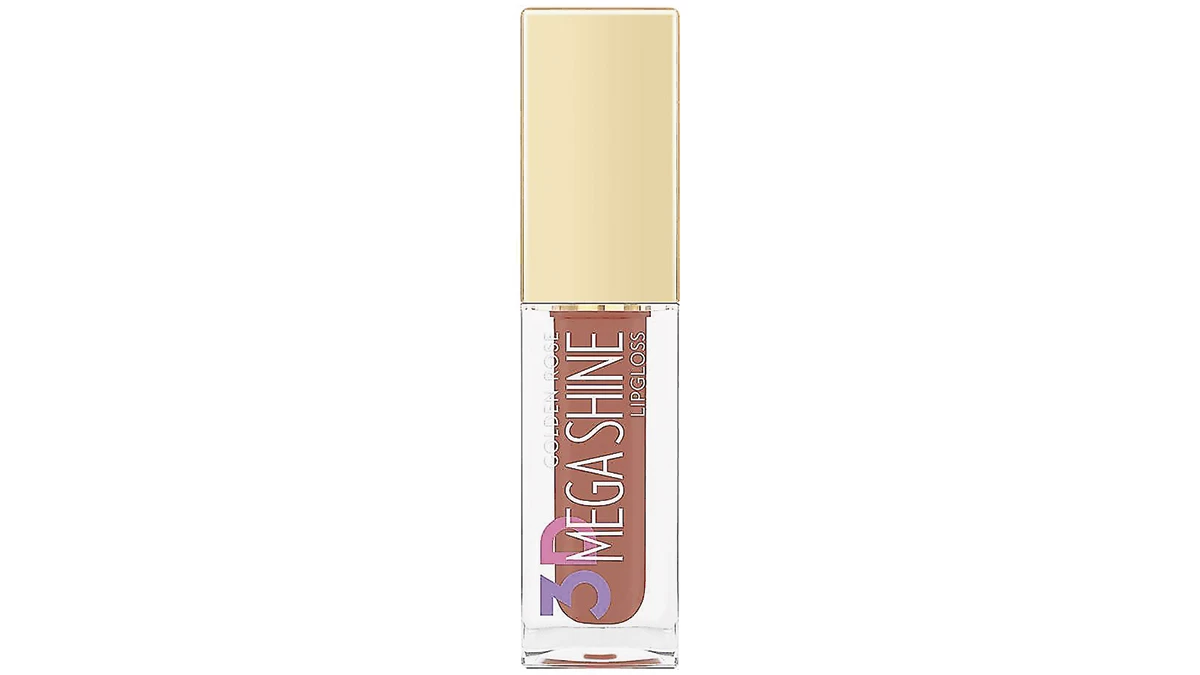Lipgloss, 3D Mega Shine Lipgloss No 104, Golden Rose, €5,50 (goldenrosecosmetics.gr)