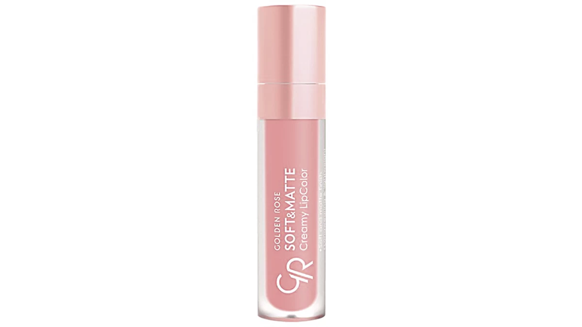 Υγρό κραγιόν, Soft & Matte, Creamy LipColor, No 106, Golden Rose, €5,50 (goldenrosecosmetics.gr)