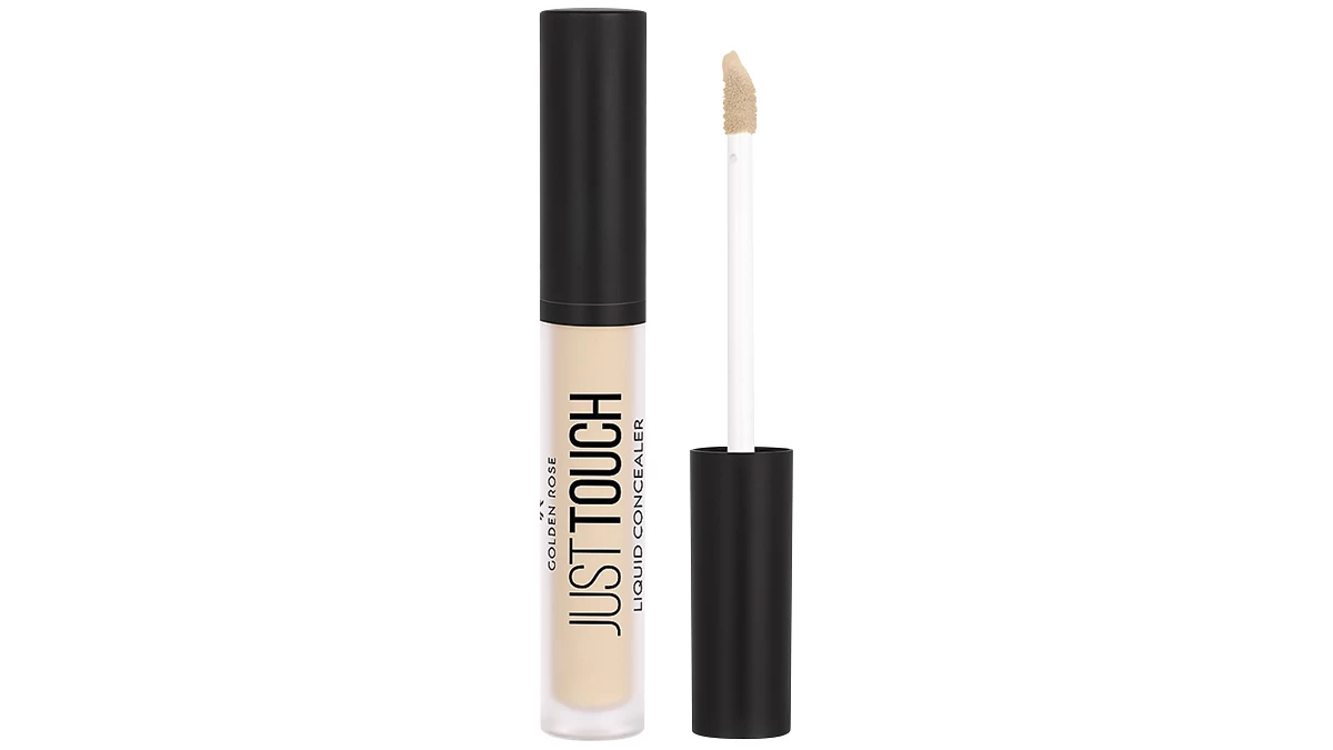 Υγρό concealer, Just Touch Liquid Concealer, Golden Rose No 01, €5 (goldenrosecosmetics.gr)