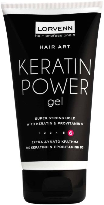 Τζελ για έξτρα δυνατό κράτημα, Hair Art, Keratin Power Gel, Lorvenn hair professionals, €9,80