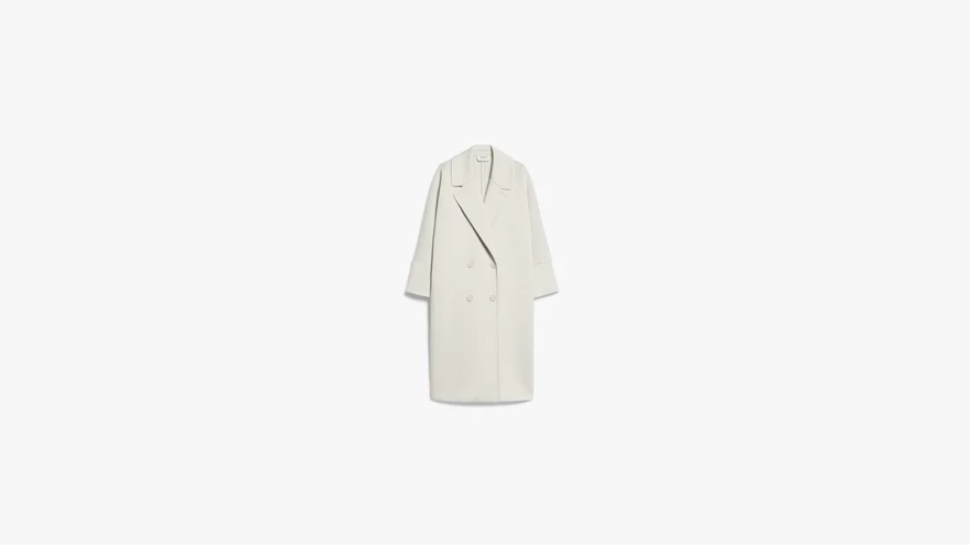 λευκό παλτό max mara