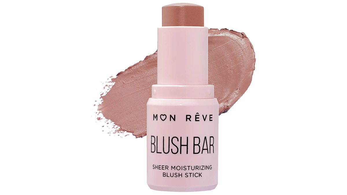 Κρεμώδες ρουζ σε μορφή στικ, Blush Bar, Sheer Moisturizing Blush Stick No 01, Mon Rêve, €5,95