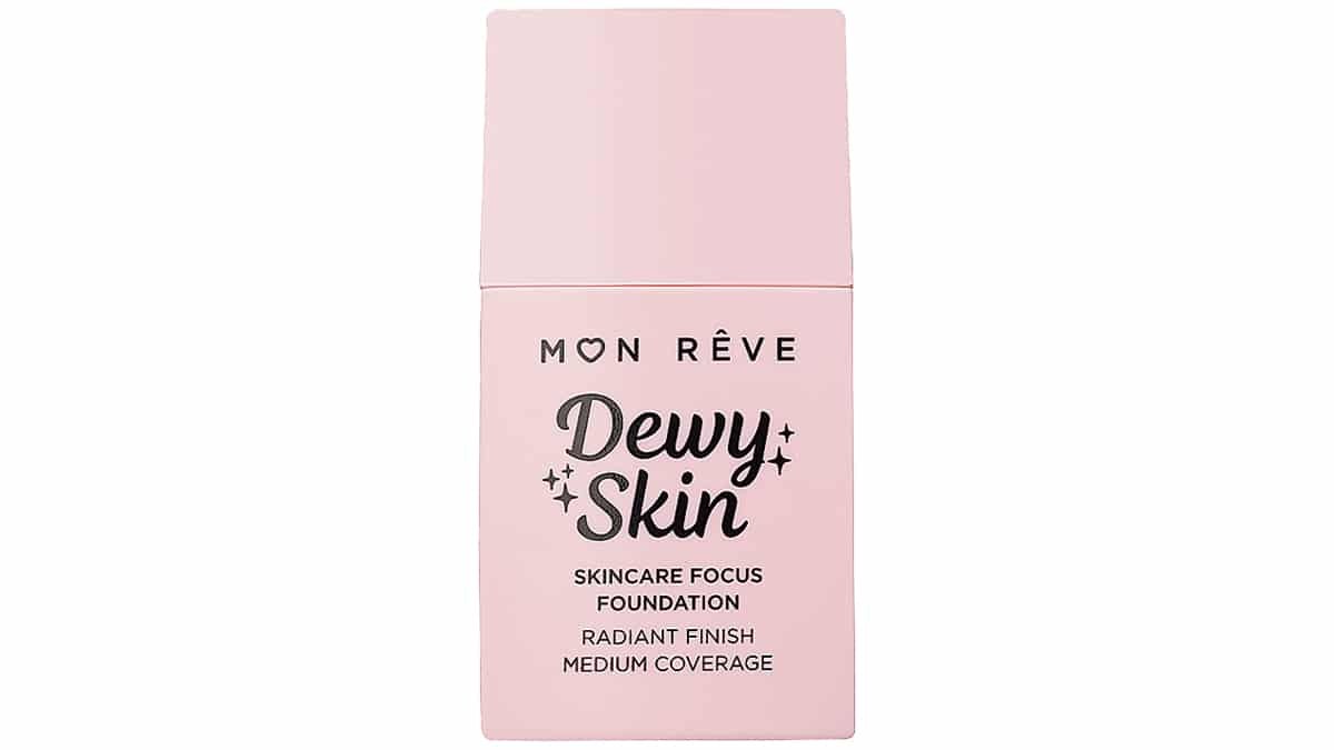 Υγρό makeup για λαμπερό τελείωμα, Dewy Skin, Skincare Focus Foundation No 01, Radiant Finish, Mon Rêve, €9,50