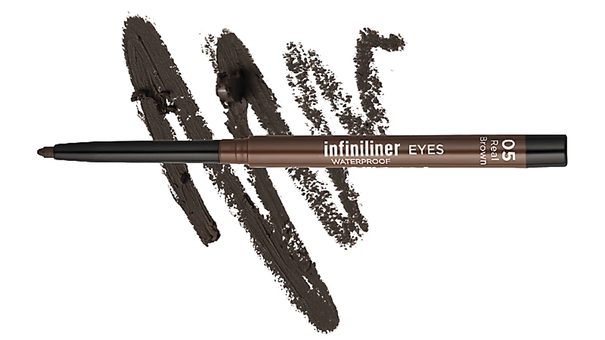 Αδιάβροχο καφέ μολύβι ματιών, Infiniliner Eye Gel Pencil Waterproof No 05, Mon Rêve, €4,90