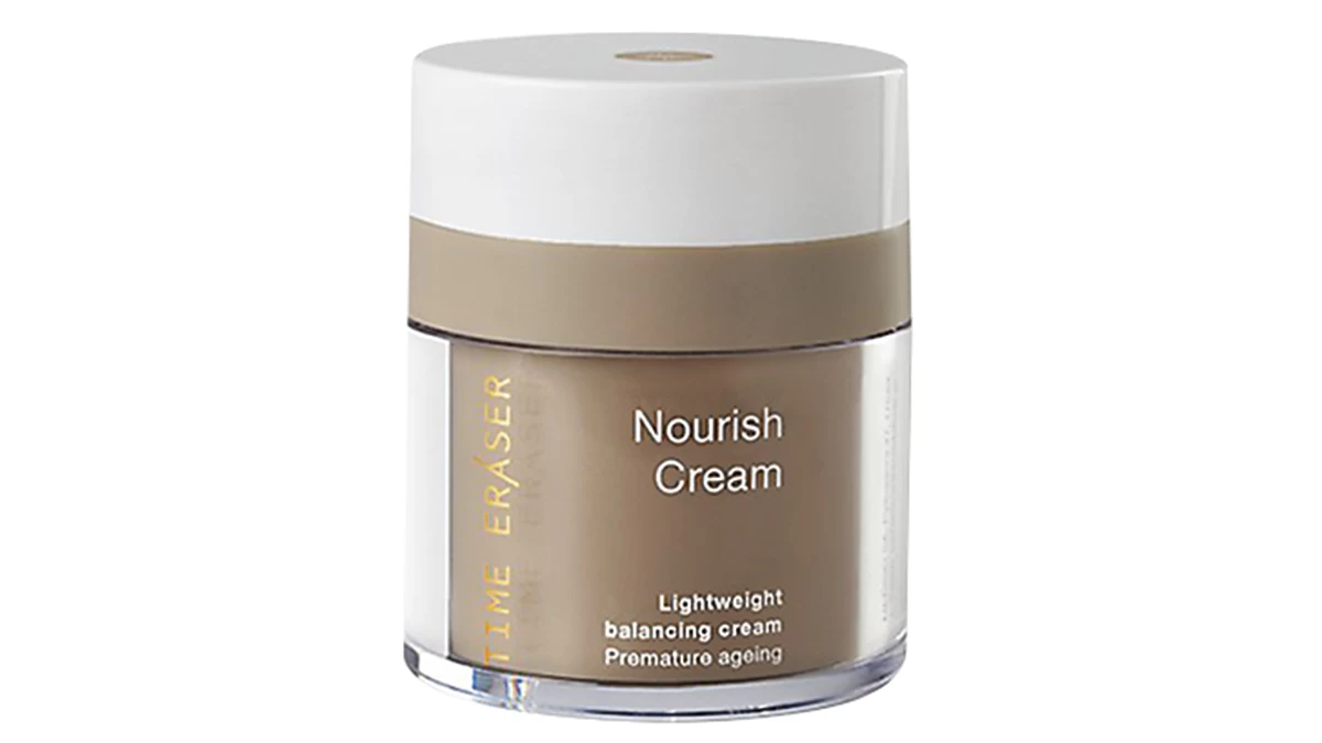 Λεπτόρευστη κρέμα για τις πρώτες ρυτίδες, Nourish Cream, Lightweight Balancing Cream, Time Eraser (στα φαρμακεία, medisei.gr)