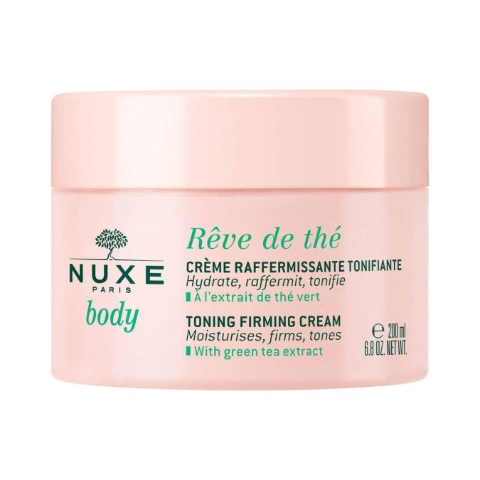 Κρέμα για τονωμένο και σφριγηλό σώμα, Rêve de thé, Body, Toning Firming Cream, Nuxe, €41,37 (σε επιλεγμένα φαρμακεία, καταστήματα Hondos Center & Carelab by Attica)