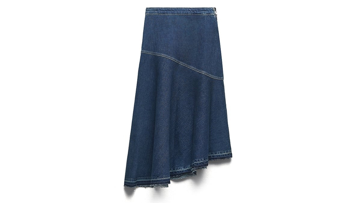Ασύµµετρη φούστα, €39,95, Zara