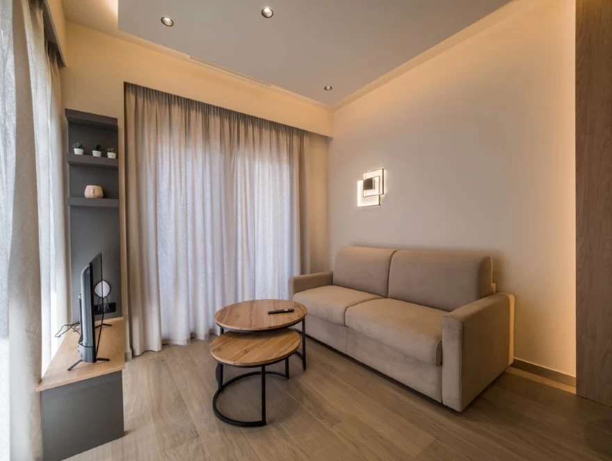 Unique Apartments Καλαμάτα σαλόνι