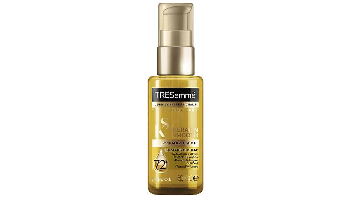 Έλαιο μαλλιών για λάμψη, Keratin Smooth with Marula Oil, Shine Oil, TRESemmé, €6,13