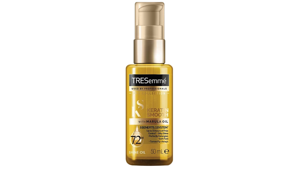 Έλαιο μαλλιών για λάμψη, Keratin Smooth with Marula Oil, Shine Oil, TRESemmé, €6,74