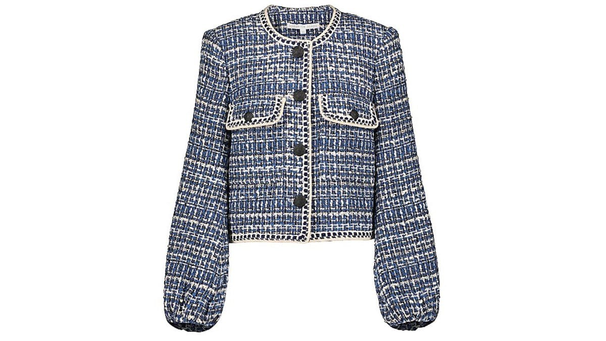 Τweed σακάκι, Veronica Beard, €418, mytheresa.com
