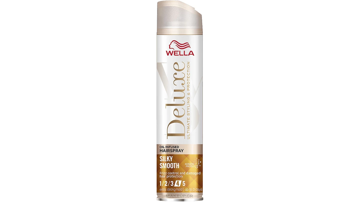 Σπρέι μαλλιών, Deluxe, Oil Infused Hairspray, Silky Smooth, Wella,  €6,29