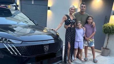 Στέλιος Χανταμπάκης - Όλγα Πηλιάκη: «Από τα μεγαλύτερα θέματα που μας άγχωνε...» - Πρώτη μέρα σε σχολείο στην Ισπανία για τα παιδιά τους
