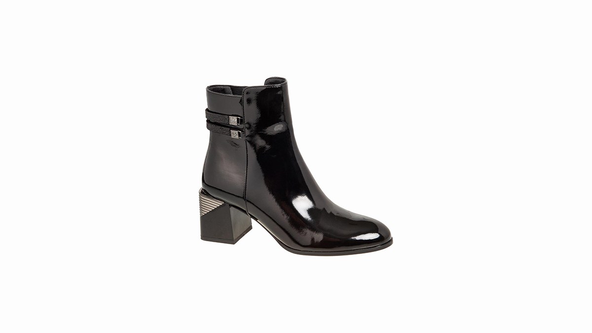 ankle booties λουστρίνι adam's shoes