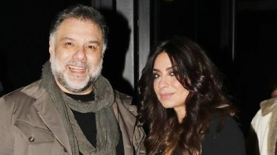 Ο Γρηγόρης Αρναούτογλου με την Νάνσυ Αντωνίου
