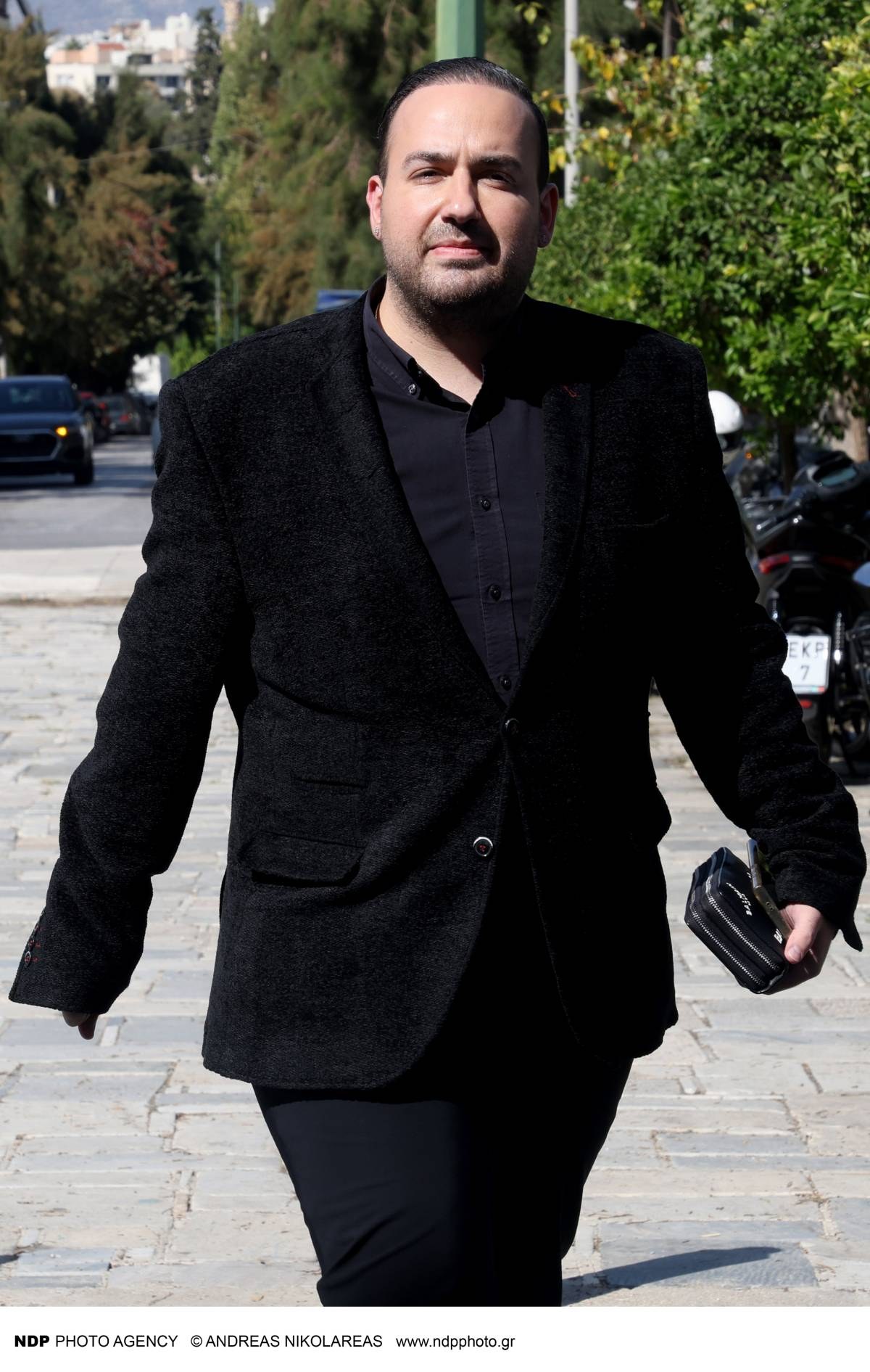 Ο Μαυρίκιος Μαυρικίου στην κηδεία του Μίμη Πλέσσα