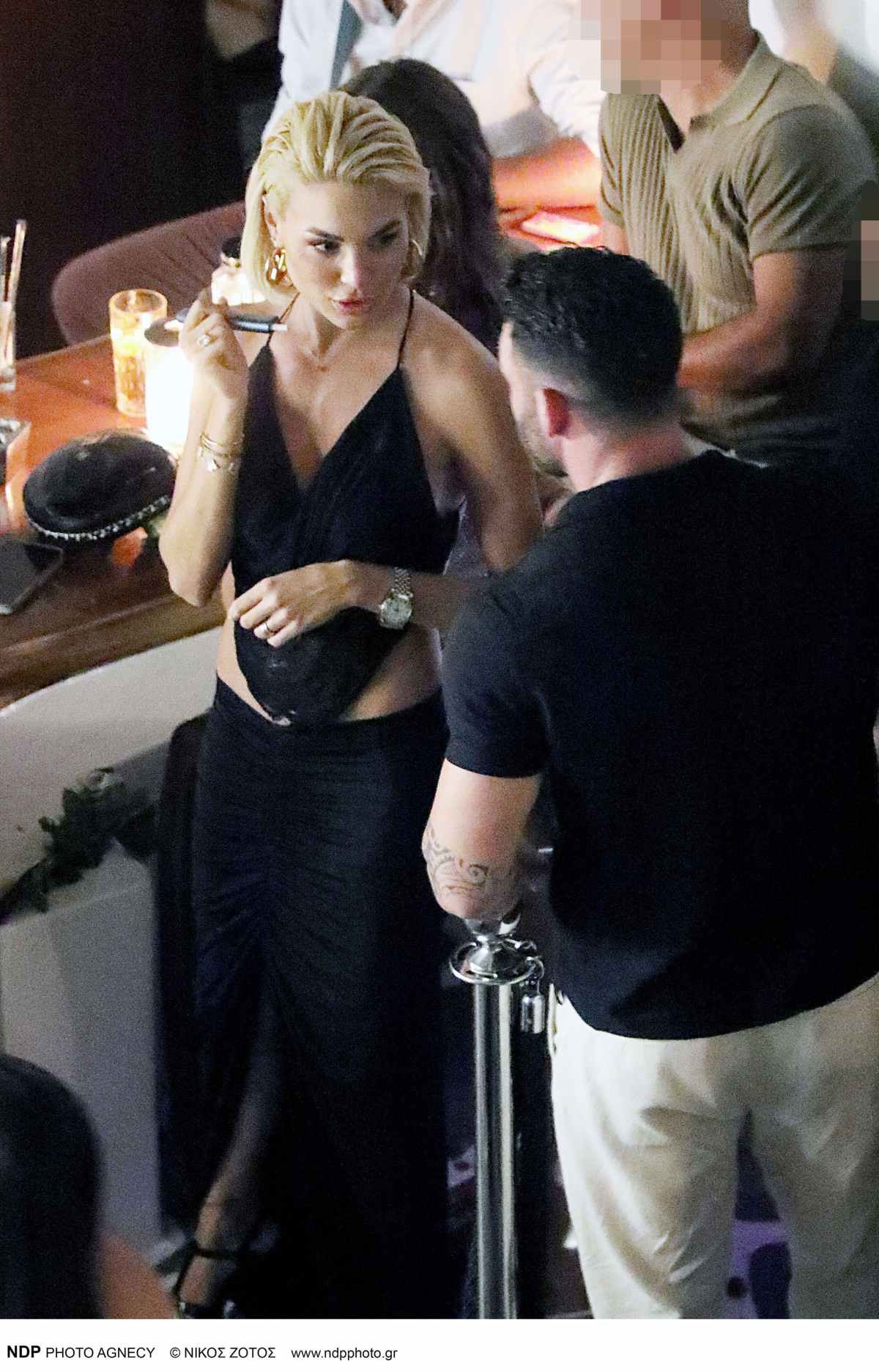 Η Δήμητρα Παναγιώταρου και ο Στάθης Σχίζας στη Μύκονο