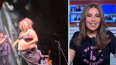 Η Ματούλα Ζαμάνη στην συναυλία της - Η Αναστασία Γιάμαλη σχολιάζει