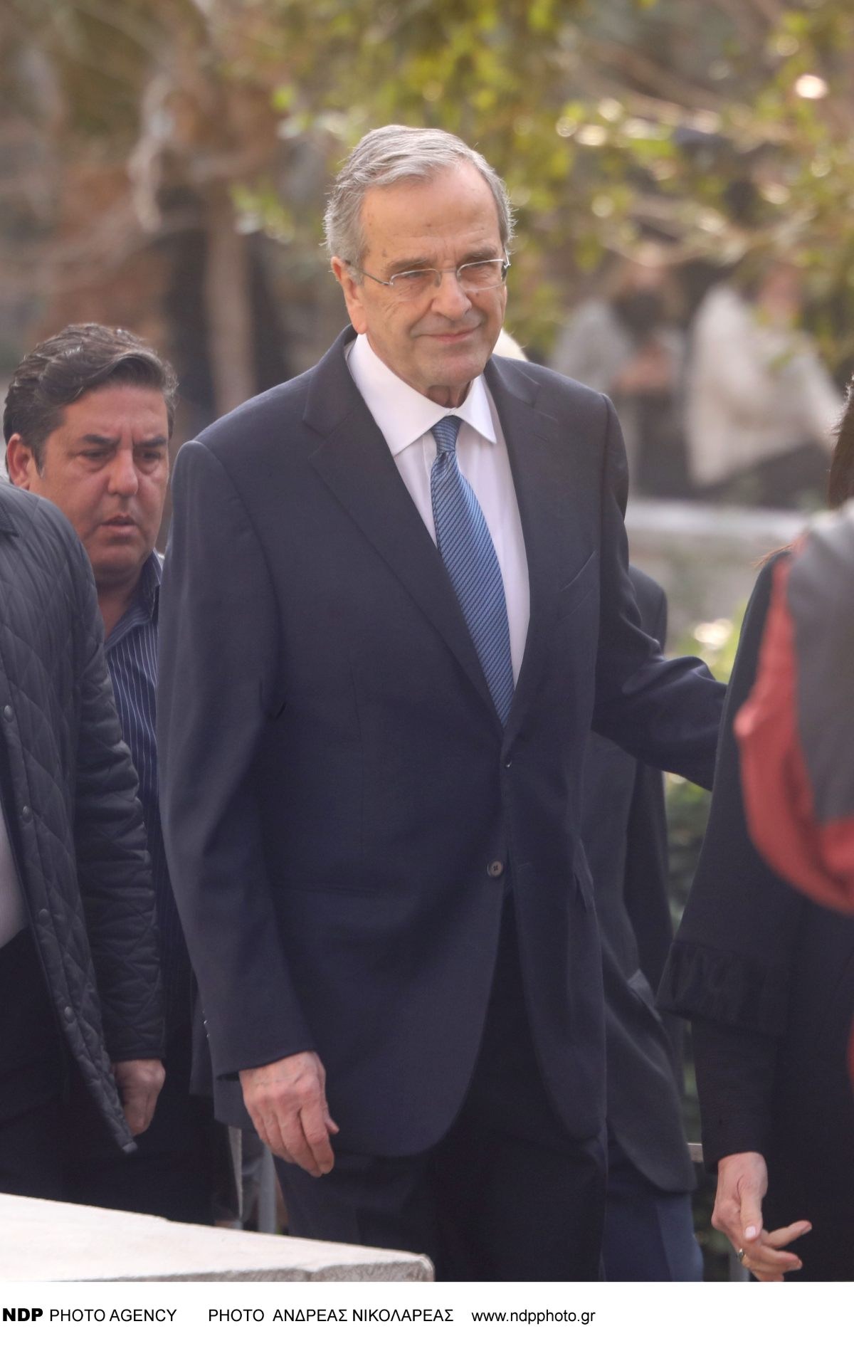 Ο Αντώνης Σαμαράς σε δημόσια εμφάνιση