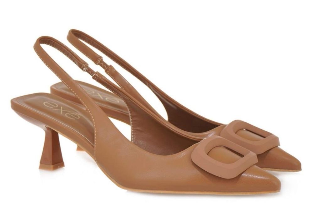 μπεζ παπούτσια sling backs