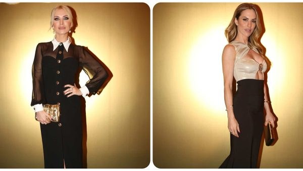 luxury looks για την κατερίνα καινούργιου και την ντορέττα παπαδημητρίου σε βραδινή έξοδο