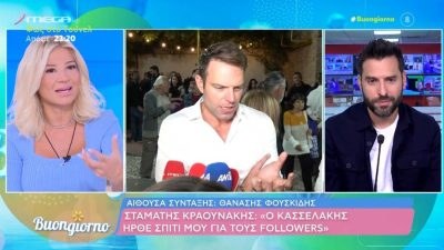 Η Φαίη Σκορδά μιλάει στο Buongiorno για τον Κασσελάκη