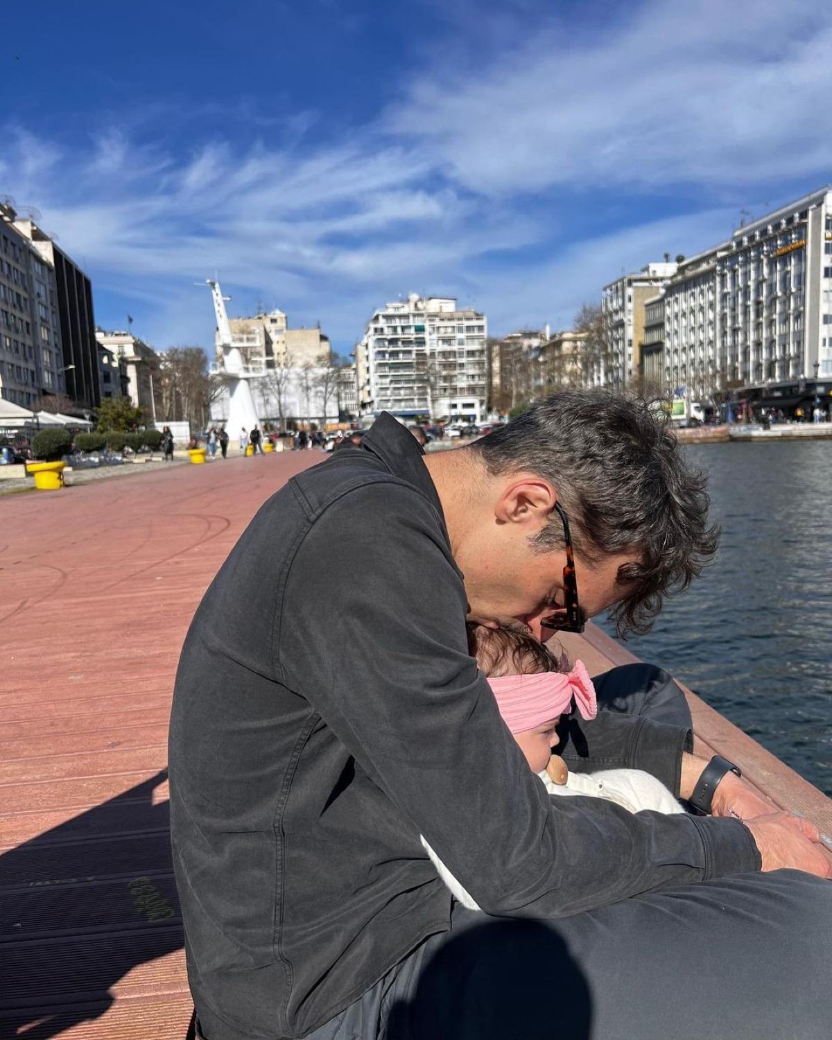 Ο Γιώργος Παπαγεωργίου και η κόρη του