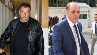 Ο Γιωργος Λιαγκας και ο Κυριακος Βελοπουλος φωτογραφίες NDP