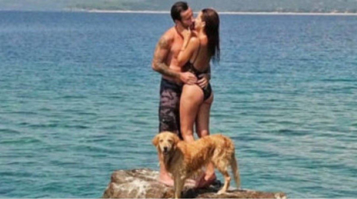Ο Γιώργος Μαυρίδης με την Νικολέττα Ράλλη