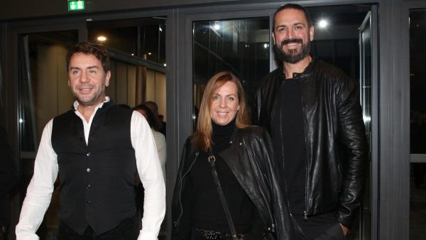 Δημήτρης Μακρυνιώτης με Βάσω Μαζωνάκη και Γιώργο Μαζωνάκη