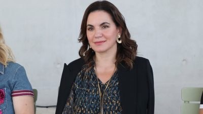 Η Όλγα Κεφαλογιάννη σε έξοδό της