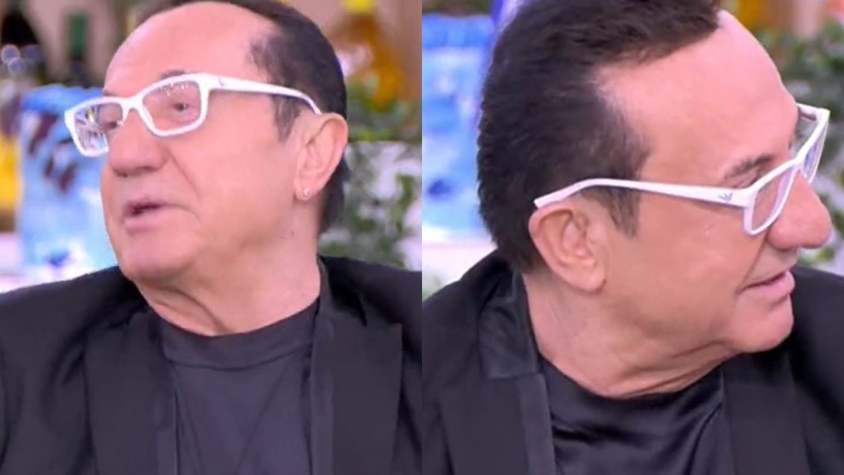 Ο Λευτέρης Πανταζής στην εκπομπή του Super Κατερίνα.