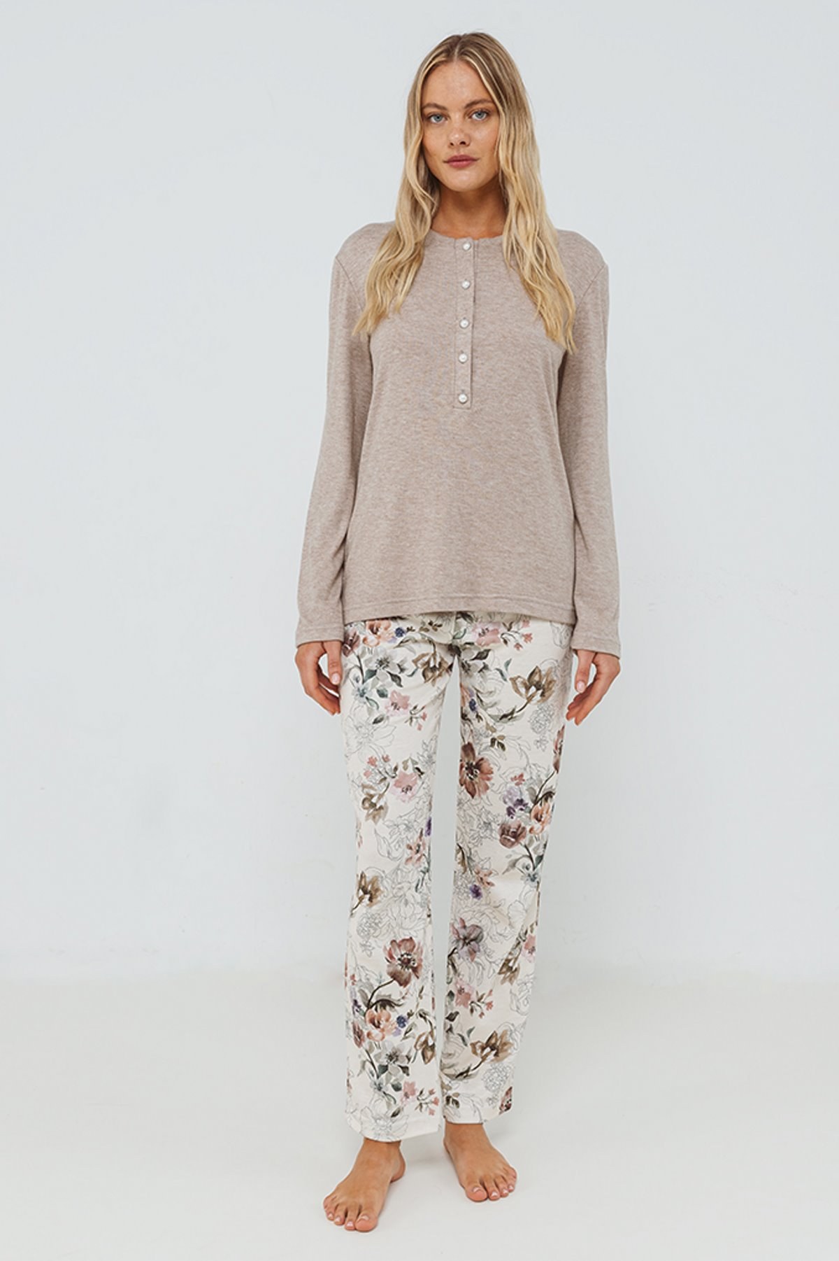 floral σετ giota homewear