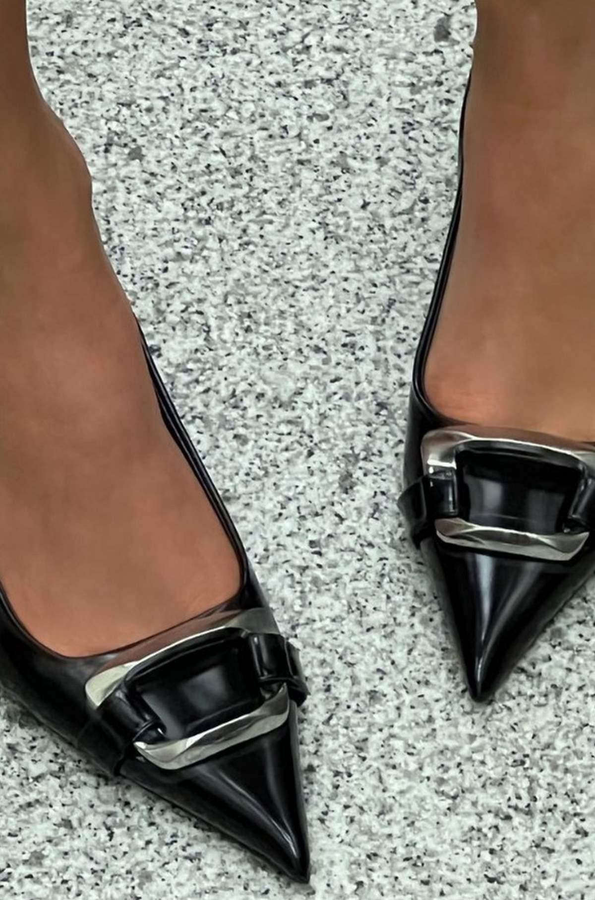 μαύρες sling backs zara