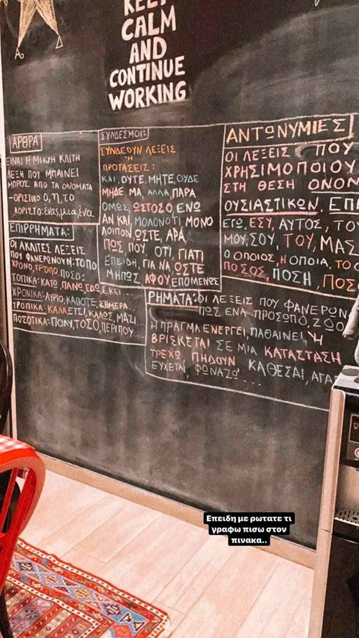 Φωτογραφία από την κουζίνα στο σπίτι του Βασίλη Σπανούλη
