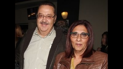 Ο Τάσος Κωστής με την σύζυγό του
