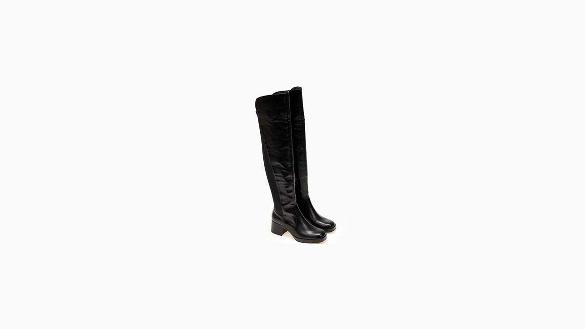 μαύρες μπότες dore shoes
