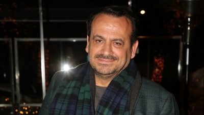 Ο Βασίλης Ζούλιας σε δημόσια εμφάνιση.