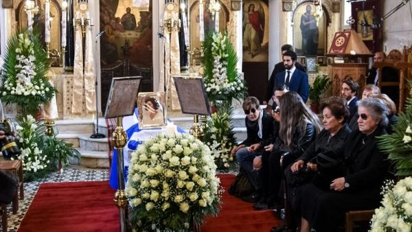 Η κηδεία της Βάσως Παπανδρέου