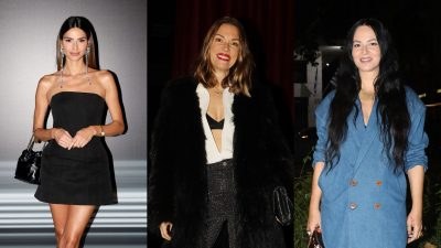 Ηλιάνα Παπαγεωργίου Ζενεβιέβ Μαζαρί και Βίκυ Καγιά σε βραδινή έξοδό τους