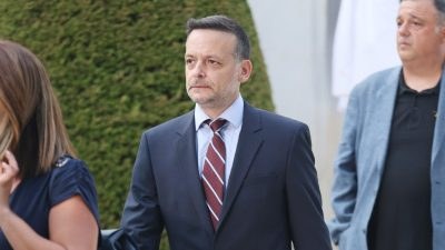 Ο Χάρης Δούκας στο Προεδρικό Μέγαρο.Εορτασμός 50 χρόνων από την αποκατάσταση της Δημοκρατίας