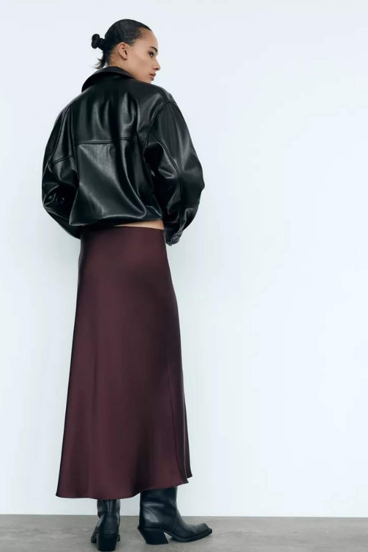 μπουφάν δερμάτινο zara